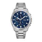 Men's Esq0130 Stainless Steel Chronograph Bracelet Watch With Blue Dial