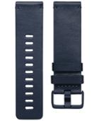 Fitbit Versa Midnight Blue Horween Leather Accessory Band Fb166lbnvs & Fb166lbnvl
