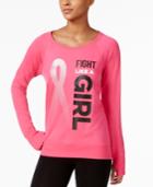 Ideology Breast Cancer Research Foundation Graphic Top, Created For Macy's