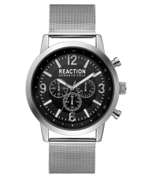 Kenneth Cole Reaction Men's Chronograph Sport Stainless Steel Mesh Bracelet Watch 44mm