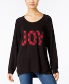 Style & Co. Joy Holiday Graphic Top, Only At Macy's