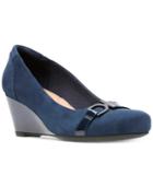 Clarks Collection Women's Flores Poppy Wedge Pumps Women's Shoes
