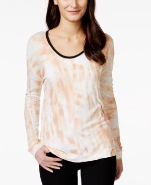 Calvin Klein Jeans Downtown Printed V-neck Top