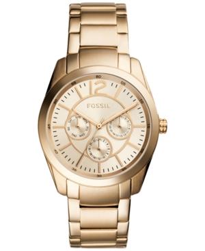 Fossil Women's Brenna Gold-tone Stainless Steel Bracelet Watch 38mm