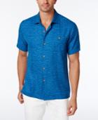 Tommy Bahama Men's Diamond Lines 100% Silk Shirt, A Macy's Exclusive