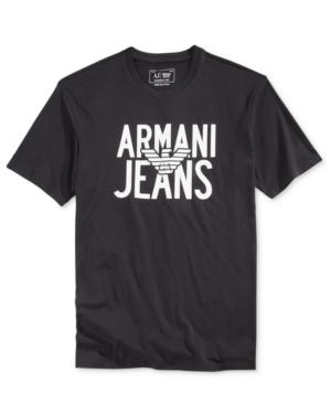 Armani Jeans Men's Central Eagle Logo T-shirt