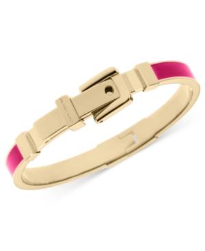 Michael Kors Bracelet, Pink Buckle Bangle Bracelet