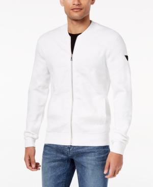 Guess Men's Textured Sweater-jacket