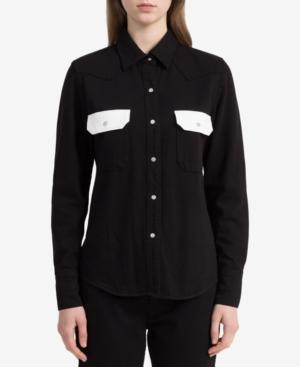 Calvin Klein Jeans Colorblocked Western Shirt