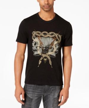 True Religion Men's Twin Bolt Embellished Graphic T-shirt