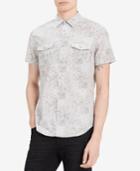 Calvin Klein Jeans Men's Dot Printed Slim Fit Shirt