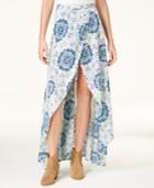 American Rag Printed High-low Wrap Skirt, Created For Macy's