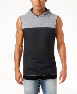 American Rag Men's Colorblocked Sleeveless Hoodie, Only At Macy's