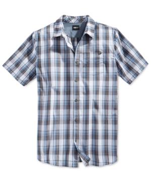 Fox Men's Plaid Woven Short-sleeve Shirt
