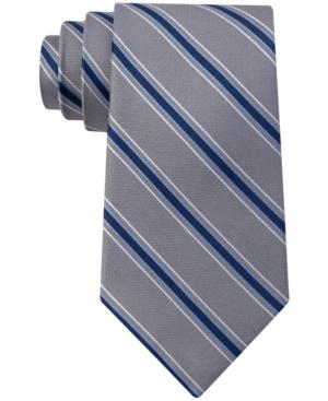Club Room Men's Basic Stripe Tie, Created For Macy's