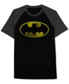 Hybrid Apparel Men's Batman Raglan T-shirt