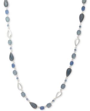 Anne Klein Multi-stone & Crystal 42 Statement Necklace
