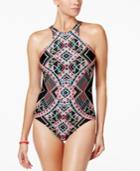 Coco Rave Duff Printed High-neck One-piece Swimsuit Women's Swimsuit