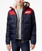 Superdry Men's Mountain Mark Coat With Faux-fleece Lining