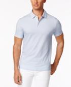Kenneth Cole New York Men's Dot-pattern Stretch Polo