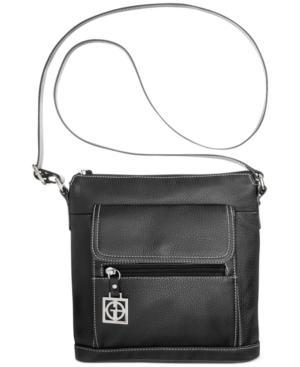 Giani Bernini Pebble Leather Vertical Crossbody