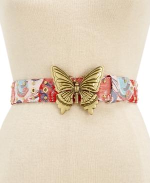 Steve Madden Butterfly-plaque Belt