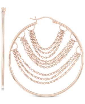 Simone I. Smith Chain Hoop Earrings