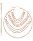 Simone I. Smith Chain Hoop Earrings
