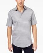Club Room Men's Popover Striped Shirt, Created For Macy's