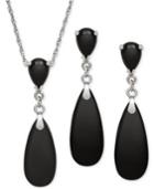 Onyx Teardrop Jewelry