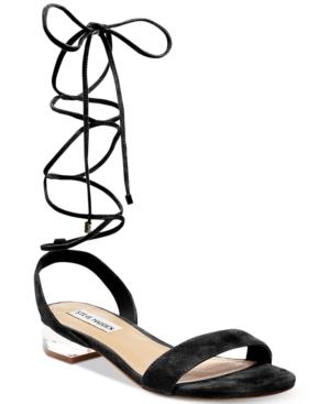 Steve Madden Women's Carolynn Two-piece Lace-up Sandals