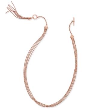 Vera Bradley Rose Gold-tone Tassel Necklace