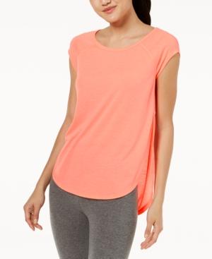 Calvin Klein Performance Cap-sleeve Open-side Top