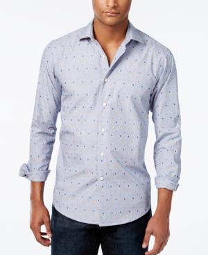 Tallia Men's Geo-pattern Long-sleeve Shirt