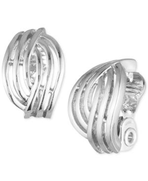 Anne Klein Weave-style Clip-on Earrings