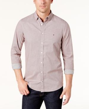 Tommy Hilfiger Men's Slim-fit Printed Shirt
