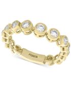 Bubbles By Effy Diamond Bezel Ring (3/8 Ct. T.w.) In 14k Gold