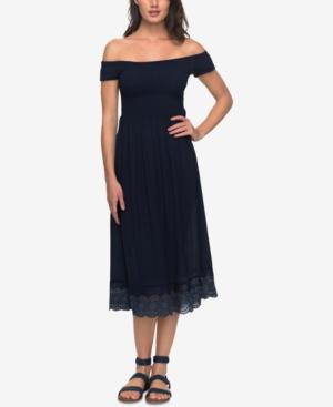 Roxy Juniors' Off-the-shoulder Midi Dress