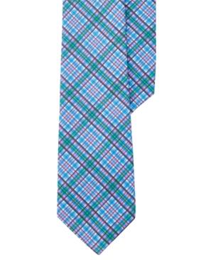 Lauren Ralph Lauren Men's Shirting Blue/pink Plaid Tie