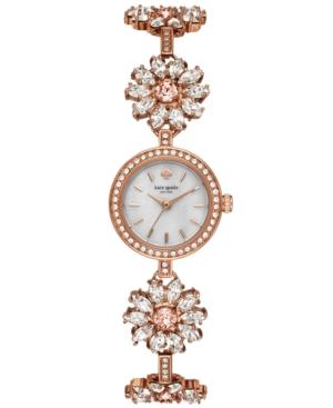 Kate Spade New York Women's Daisy Chain Rose Gold-tone Stainless Steel Bracelet Watch 20mm