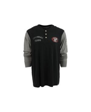 '47 Brand Men's Long-sleeve Cincinnati Reds Henley