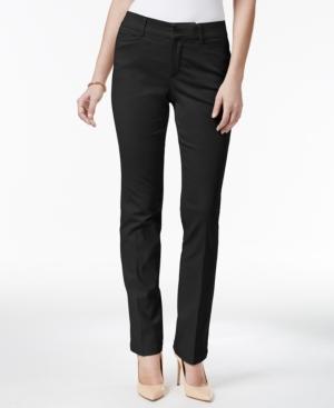 Charter Club Tummy-control Lexington Straight-leg Pants, Only At Macy's