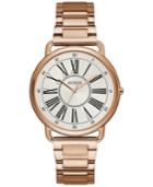 Guess Women's Rose Gold-tone Stainless Steel Bracelet Watch 41mm