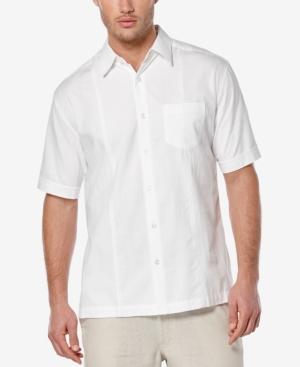 Cubavera Men's Seersucker Embroidered Short-sleeve Shirt