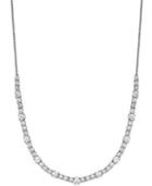 Certified Diamond Collar Necklace In 14k White Gold (2-1/2 Ct. T.w.)