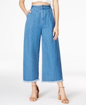 J.o.a. Cotton Cropped Wide-leg Jeans