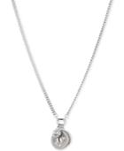 Dkny Three Charm Logo Pendant Necklace, Created For Macy's