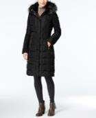 Calvin Klein Faux-fur-trim Hooded Down Puffer Coat