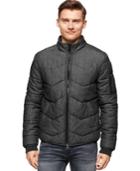 Calvin Klein Jeans Quilted Full-zip Stand-collar Bomber Jacket