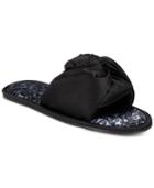 I.n.c. Women's Satin Knotted Slide Slippers, Created For Macy's